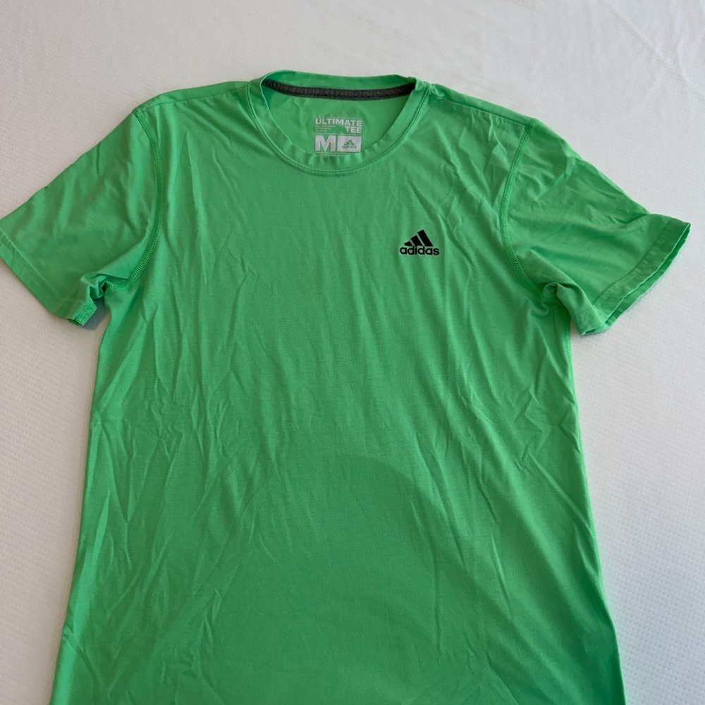 Adidas Climalite Men's Green T-Shirt